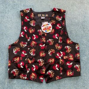 Warner Bros. Looney Tunes Black and Red Vest